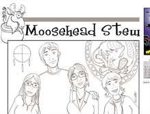 Tablet Screenshot of mooseheadstew.com